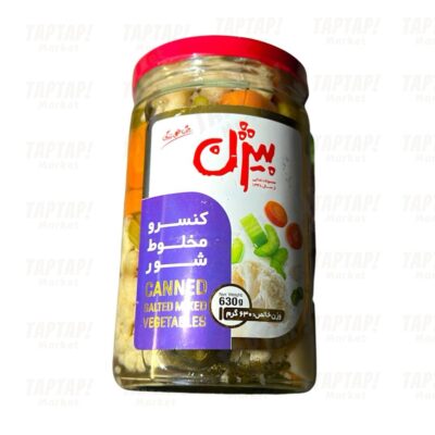 کنسرو مخلوط شور بیژن - 670 گرم